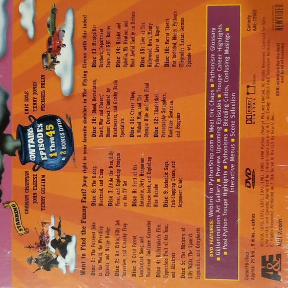 The Complete Monty Python's Flying  Circus 16 Ton Megaset DVD collection NEW - Picture 5 of 8